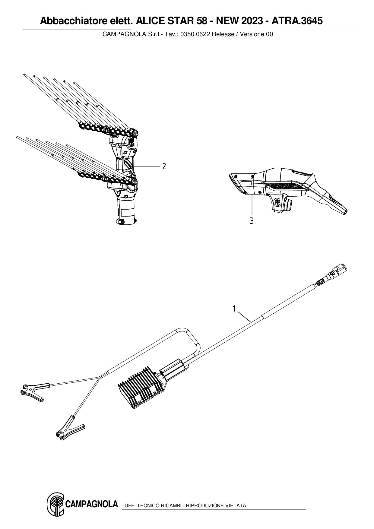 ATRA.3645_Abbacchiatore elett. ALICE STAR 58 – NEW 2023